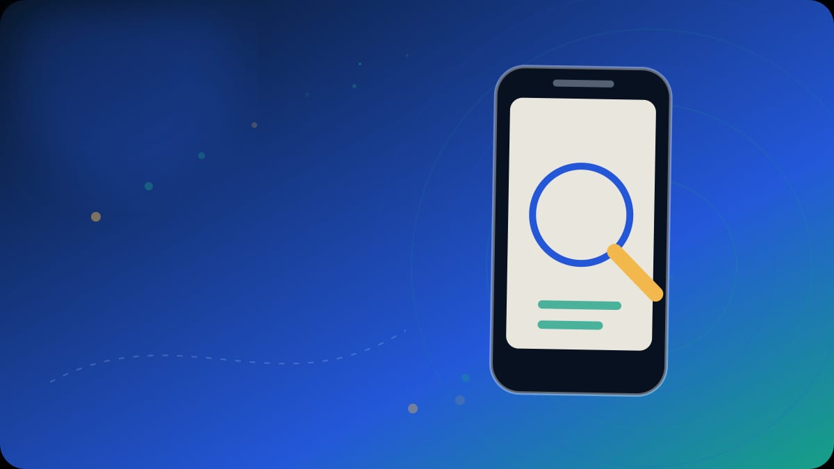 Original editorial phone-research visual for TruePeopleSearch vs FastPeopleSearch